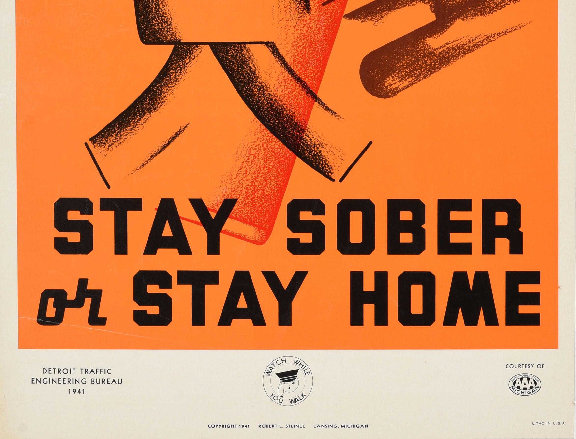 vintage safety poster