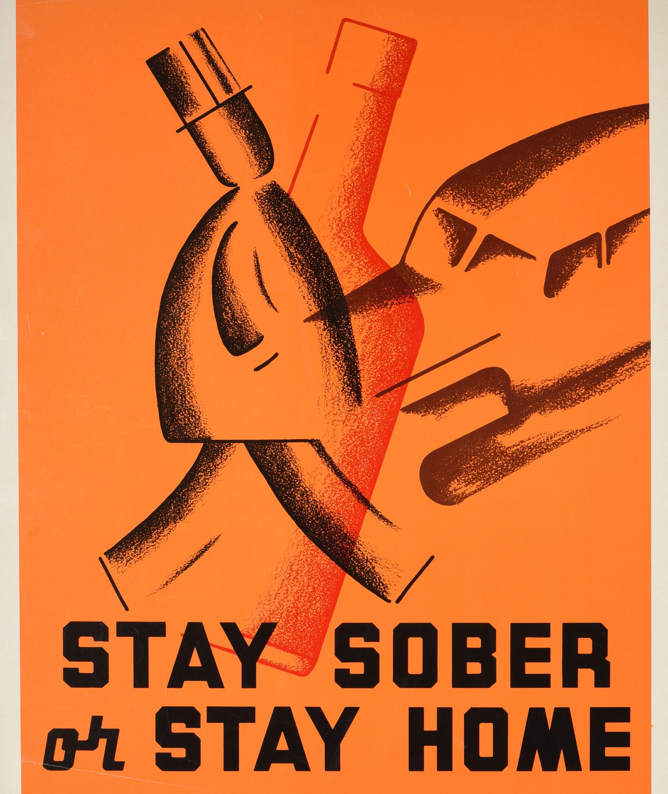 stay sober poster