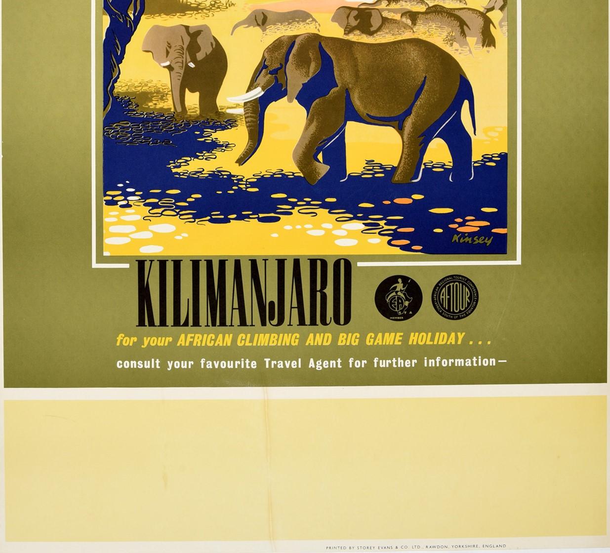 african safari travel posters