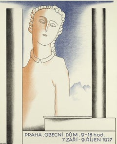 Original Vintage Poster-Veino Pilon-Slovenian Art and Painting-Prague, 1927