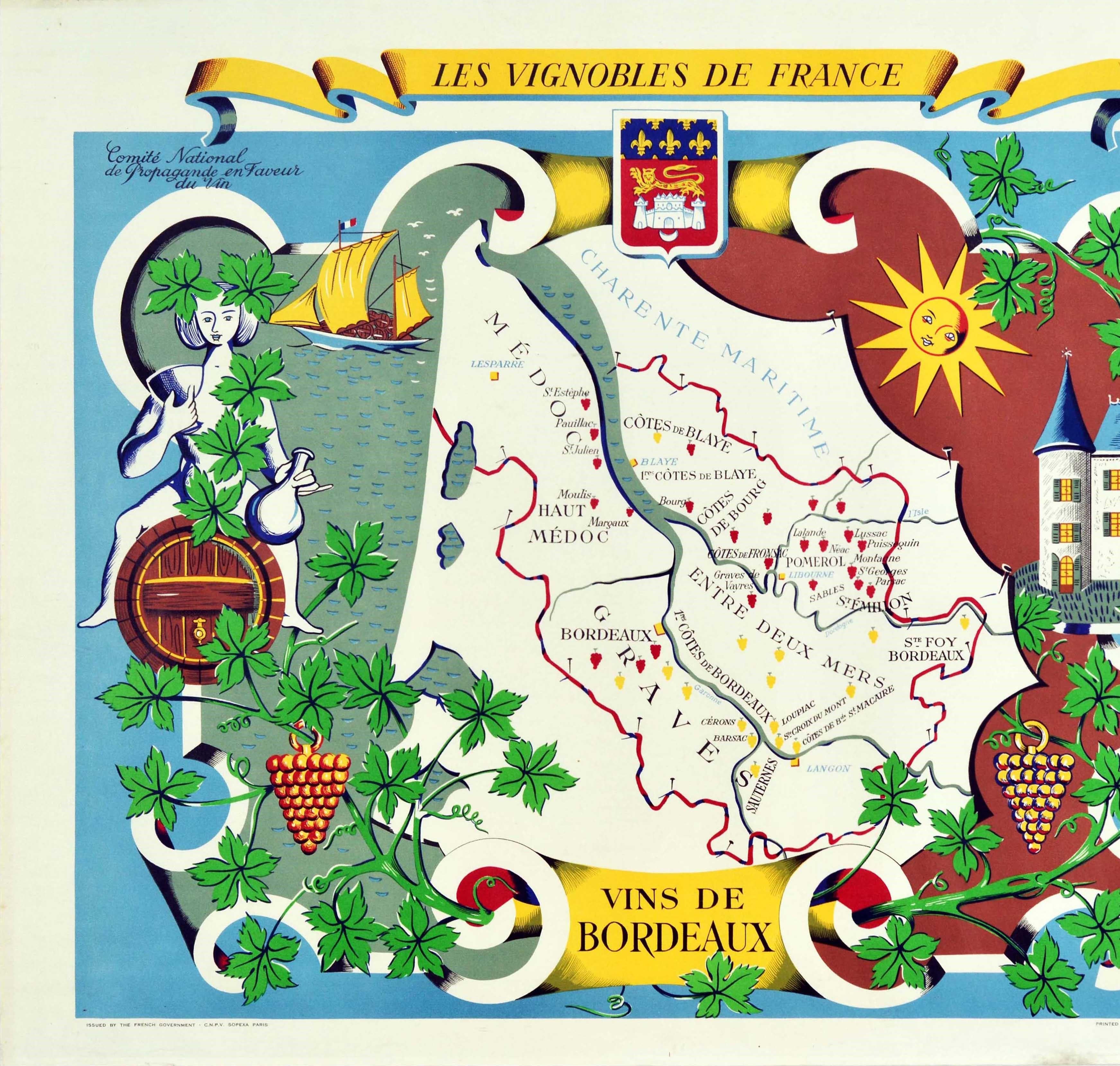 bordeaux winery map