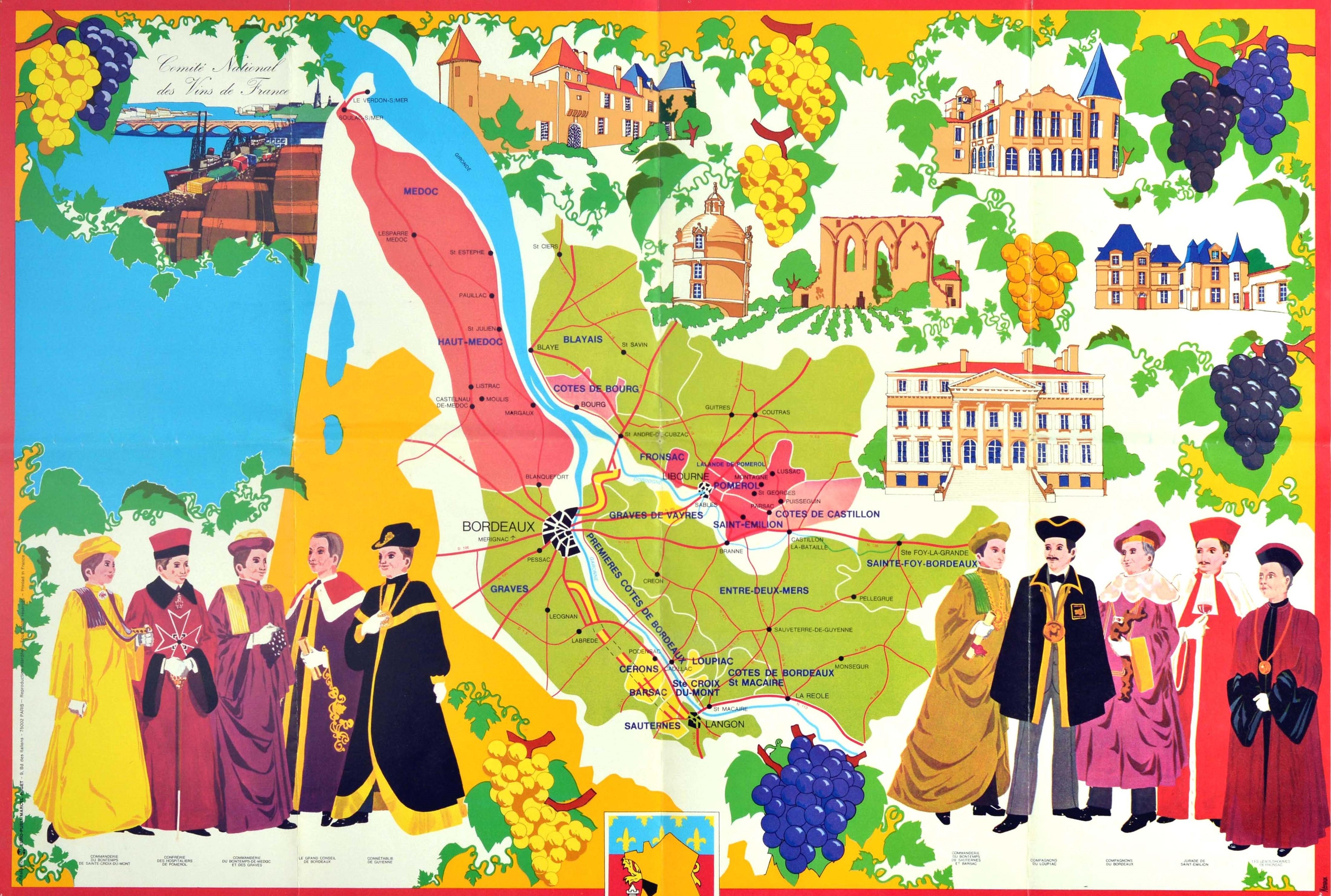 bordeaux wine region map