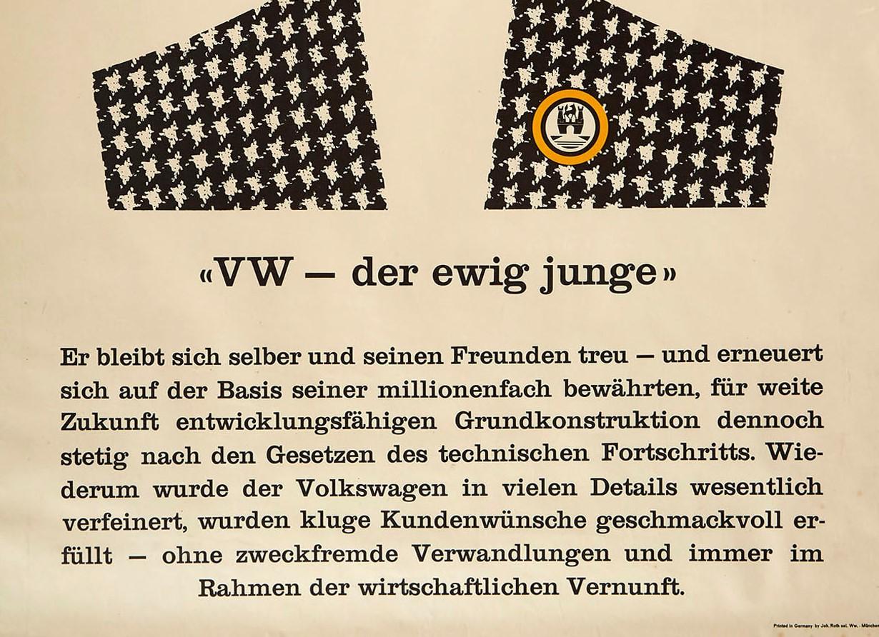 vintage volkswagen poster