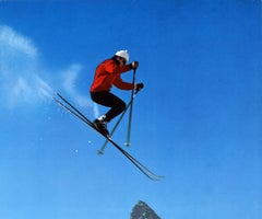 Original Vintage Poster Zermatt Switzerland Matterhorn Skiing Winter Sport Alps
