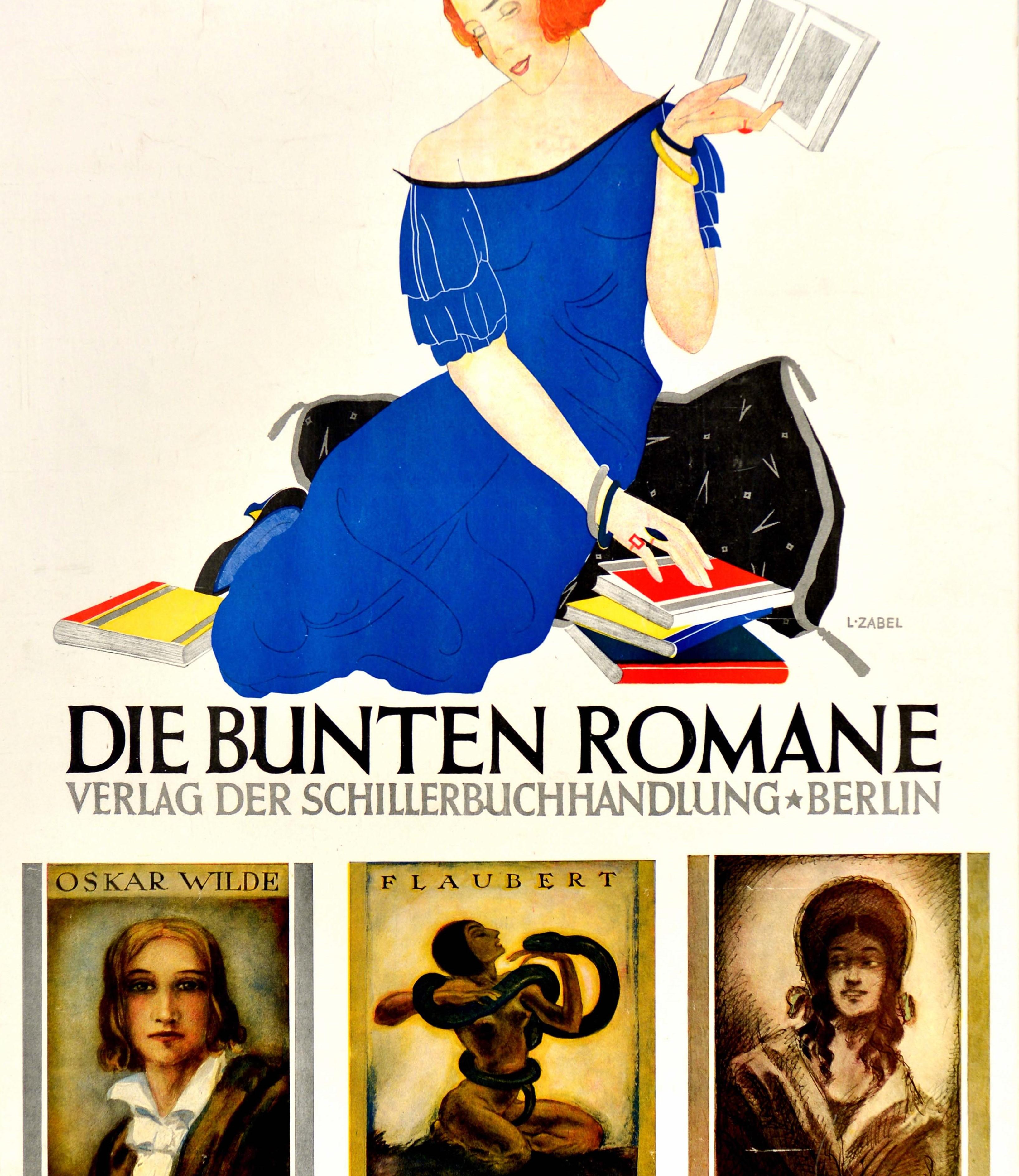 Vintage Posters Qualität Bücher Oscar Wilde Gustave Flaubert Roman Bucher im Zustand „Gut“ im Angebot in London, GB