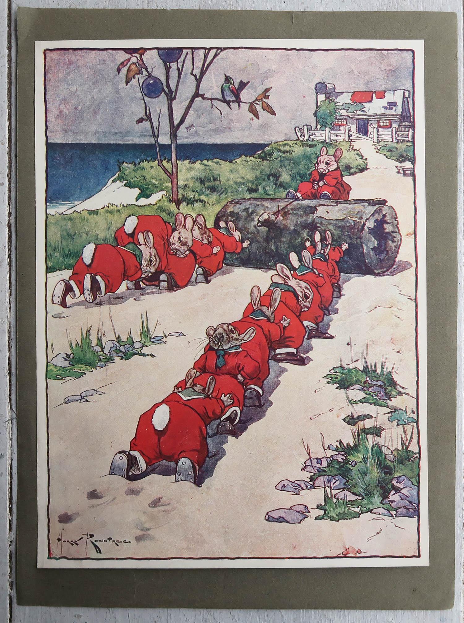 Other Original Vintage Print After Harry Rountree. C.1910 For Sale