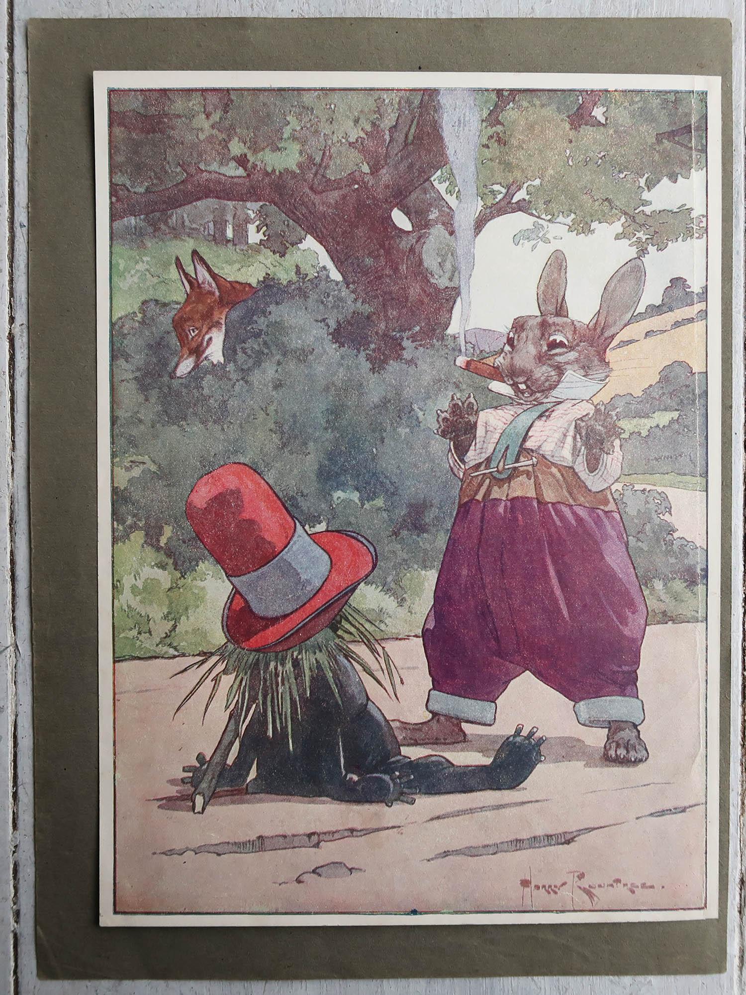 Other Original Vintage Print After Harry Rountree. C.1910 For Sale