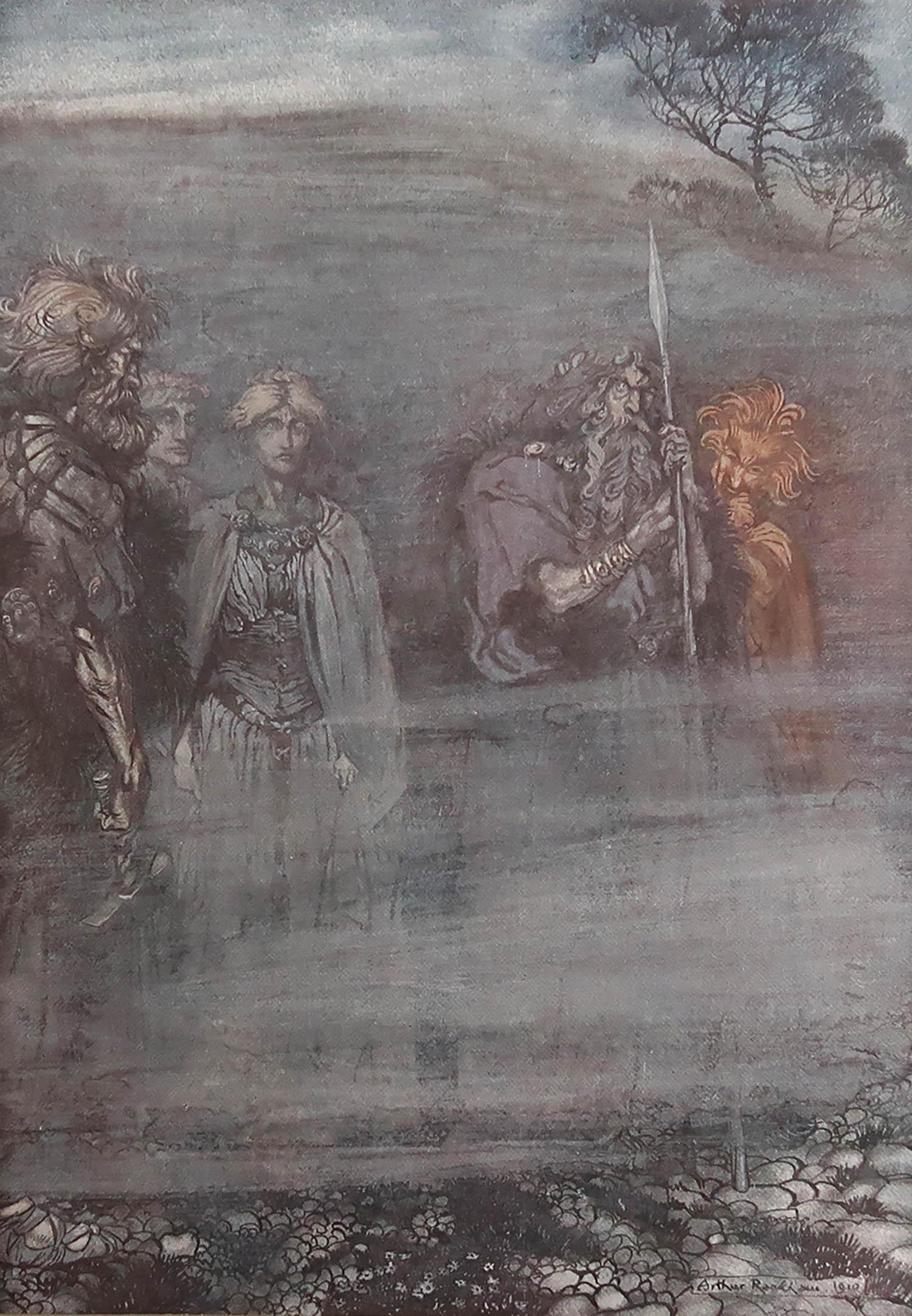 Wonderful image by Arthur Rackham.

It is one of the illustrations for Wagner's 