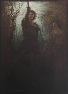 Original Vintage Print by Arthur Rackham, 1910.