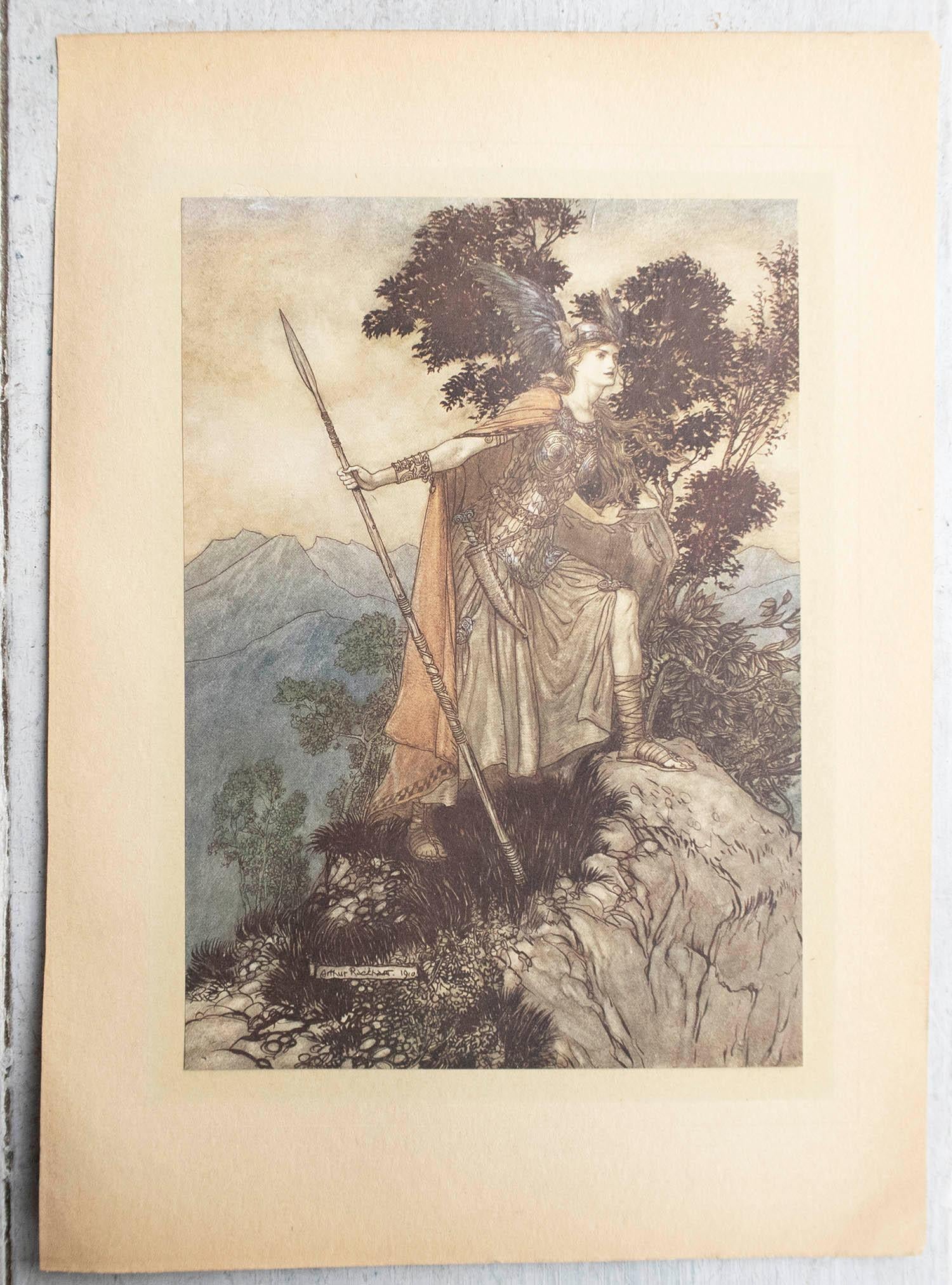Originaler Vintage-Druck von Arthur Rackham, 1910. (Britisch) im Angebot