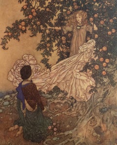 Original Vintage Print by Edmund Dulac, 1911.
