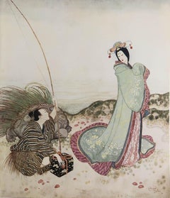 Impression vintage d'origine d'Edmund Dulac, vers 1920