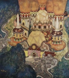 Impression vintage d'origine d'Edmund Dulac, vers 1920