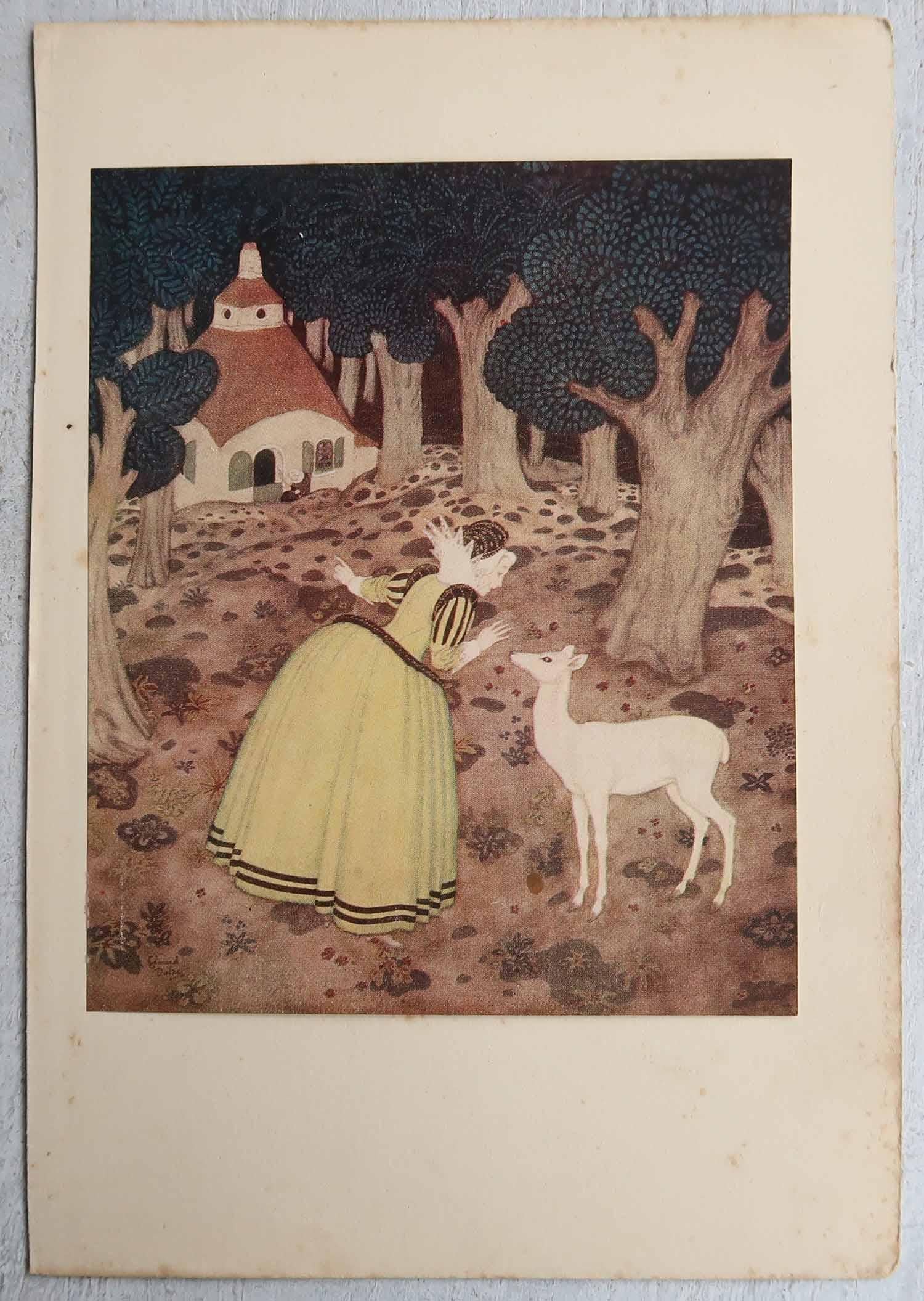 Original-Vintage-Druck von Edmund Dulac, um 1920 (Maurisch) im Angebot