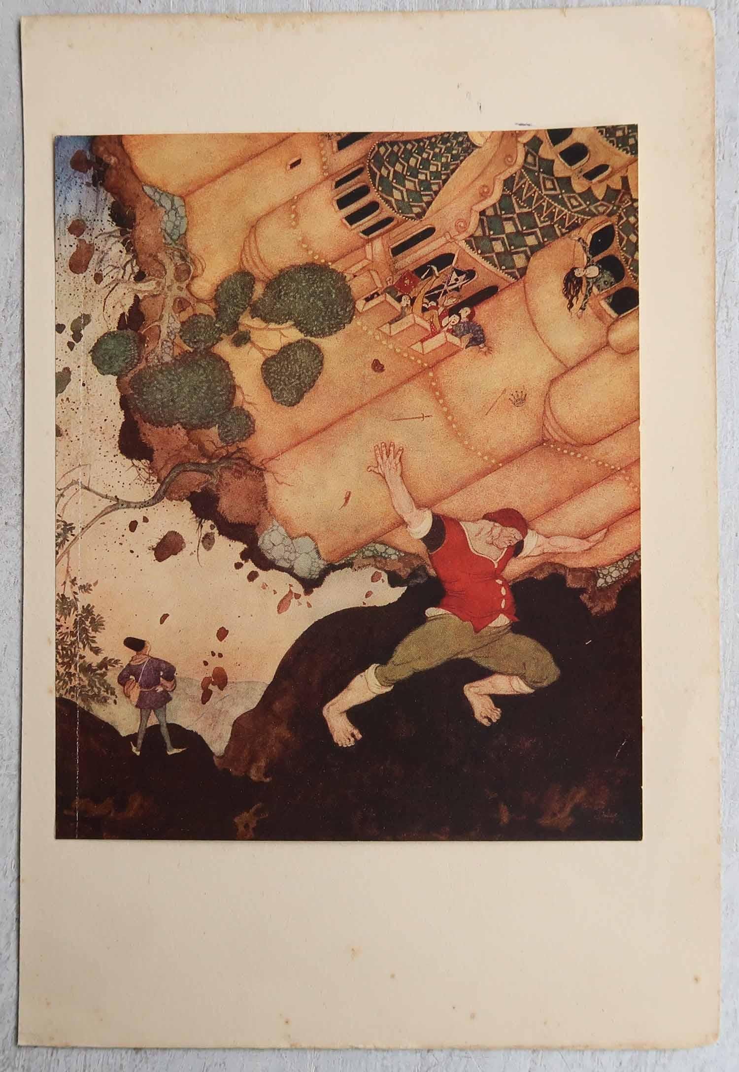 Original-Vintage-Druck von Edmund Dulac, um 1920 (Britisch) im Angebot