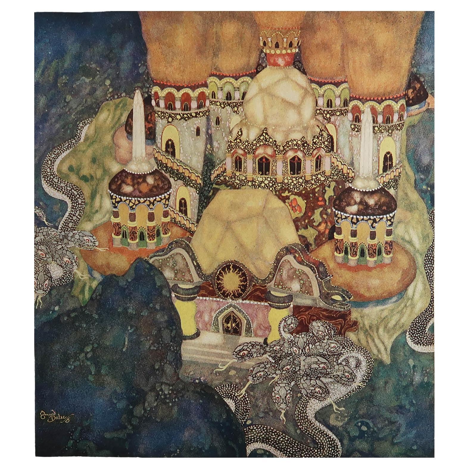 Stampa originale d'epoca di Edmund Dulac, C.C. 1920