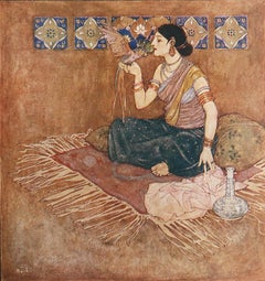 Original-Vintage-Druck von Edmund Dulac, um 1930