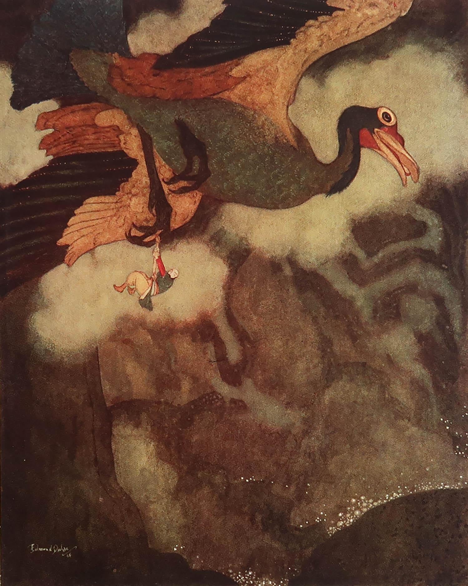 Wonderful image by Edmund Dulac

Tipped in plate onto paper

Lithograph. 

Published C.1930

The measurement given is the paper size not the actual coloured printed image.

Free shipping

