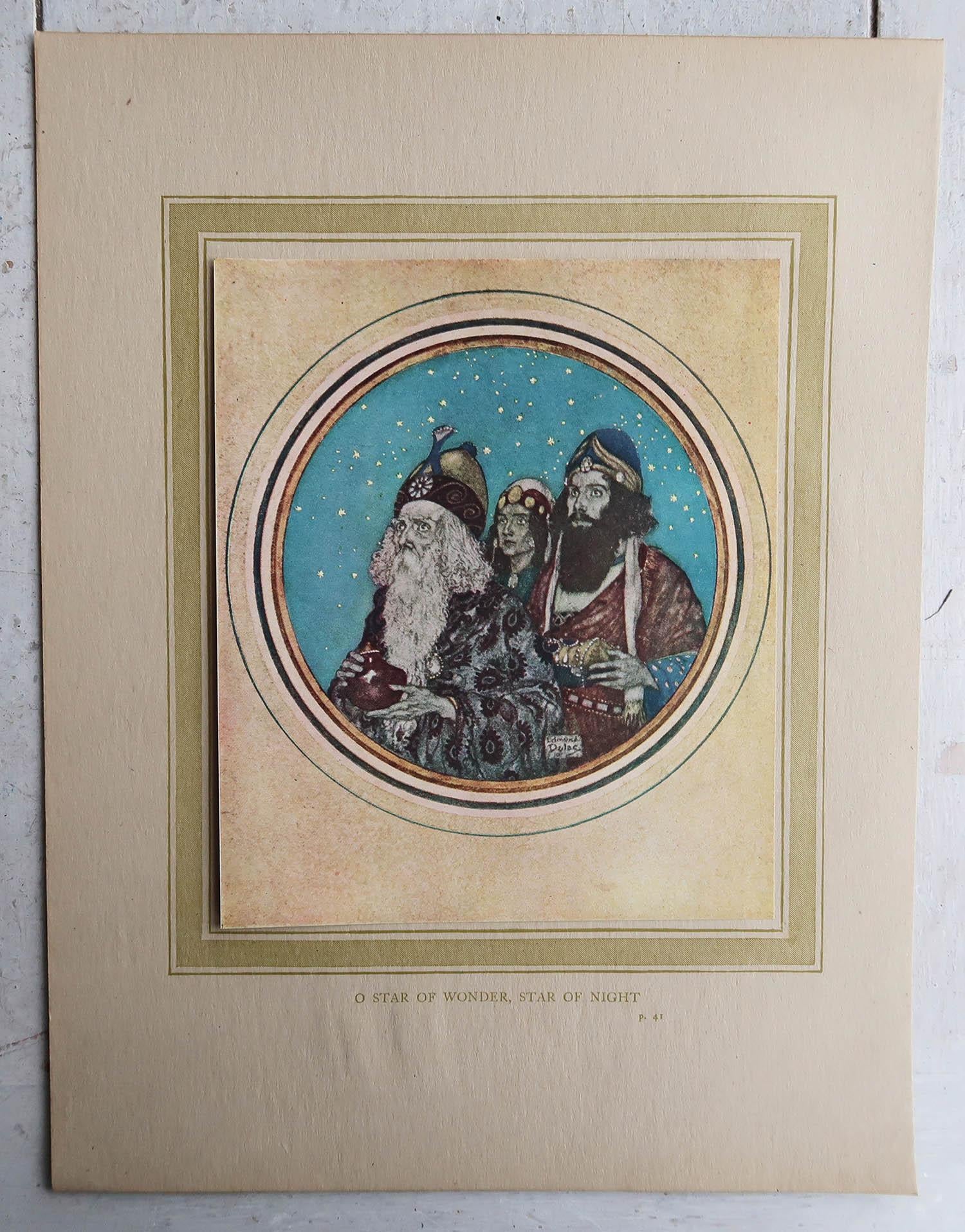 Islamic Original Vintage Print by Edmund Dulac, C.1930 For Sale
