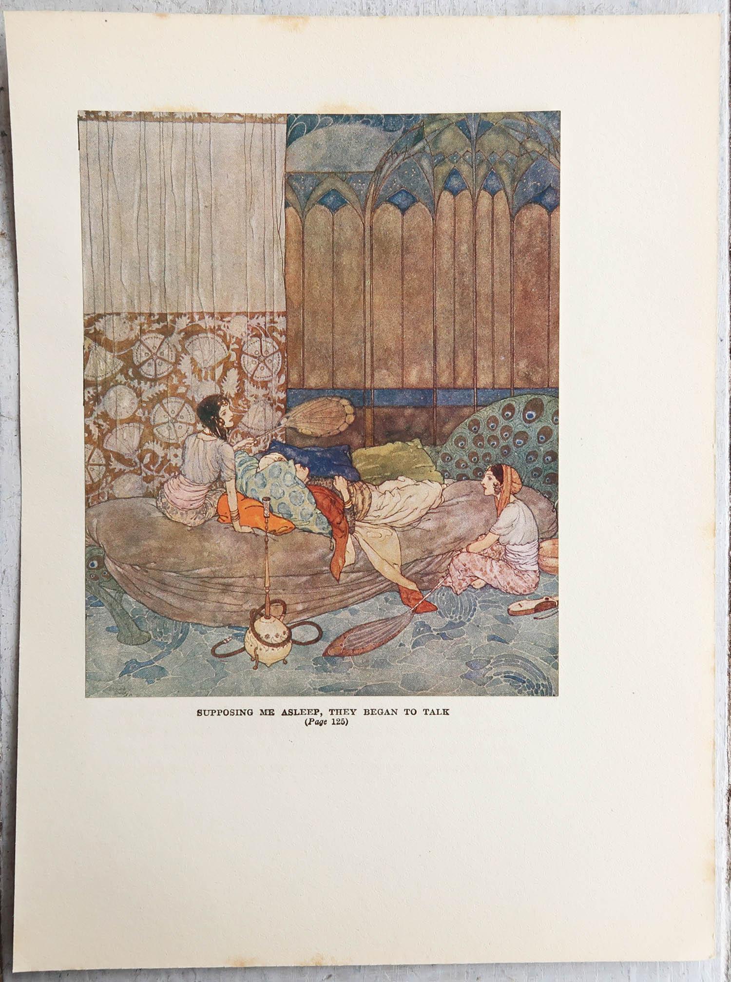 Moorish Original Vintage Print by Edmund Dulac, C.1930