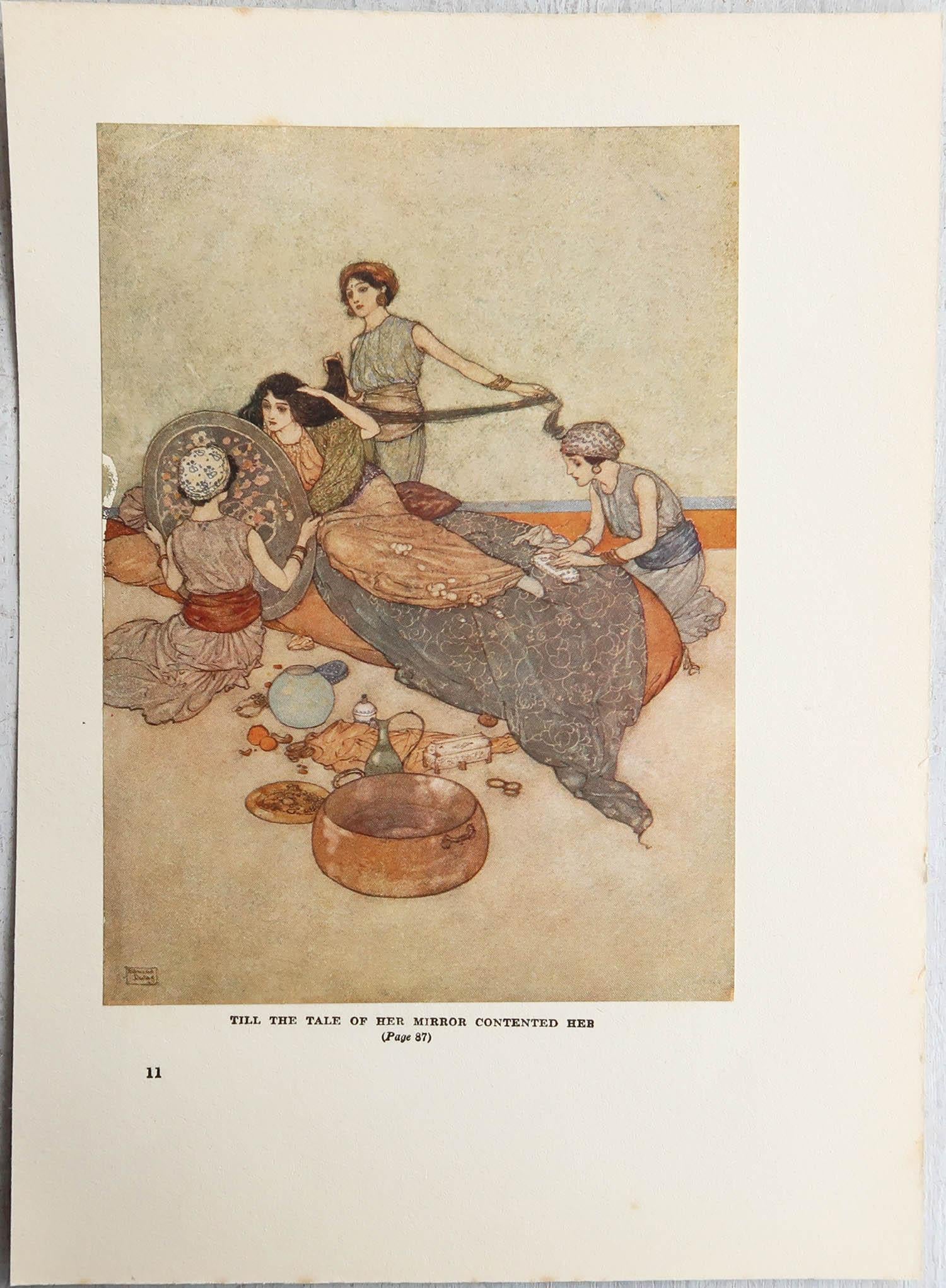 Britannico Stampa originale d'epoca di Edmund Dulac, C.C. 1930 in vendita