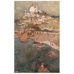 Original Vintage Print by Edmund Dulac, C.1930