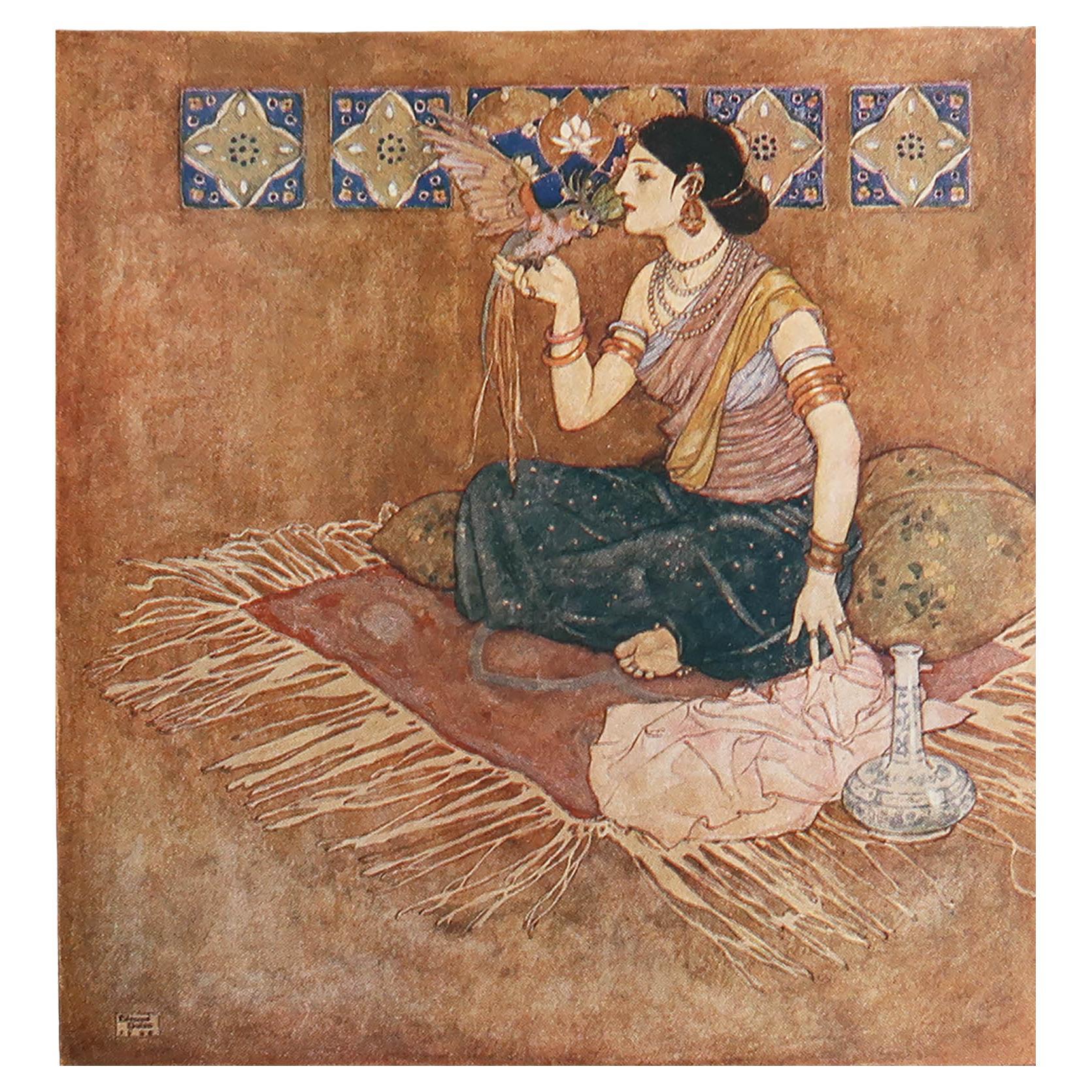 Stampa originale d'epoca di Edmund Dulac, C.C. 1930