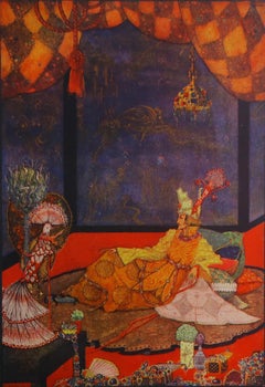 Original Vintage-Druck von Harry Clarke. C.1920