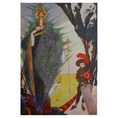 Impression vintage originale de Harry Clarke. C.1920