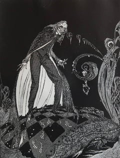 Original Vintage Print by Harry Clarke From Poe's "Mystery And Imagination" 1935