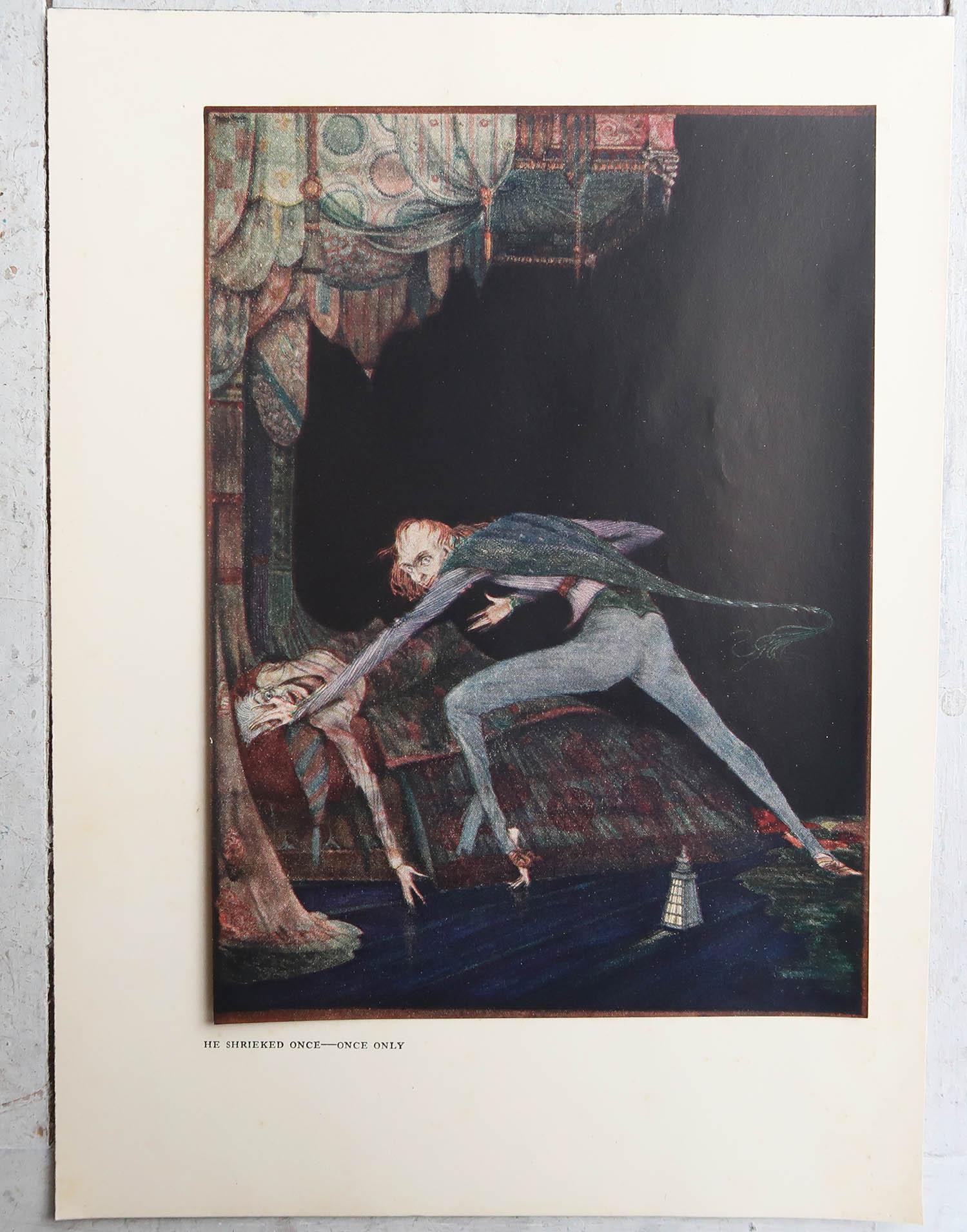 Art Nouveau Stampa originale d'epoca di Harry Clark da 