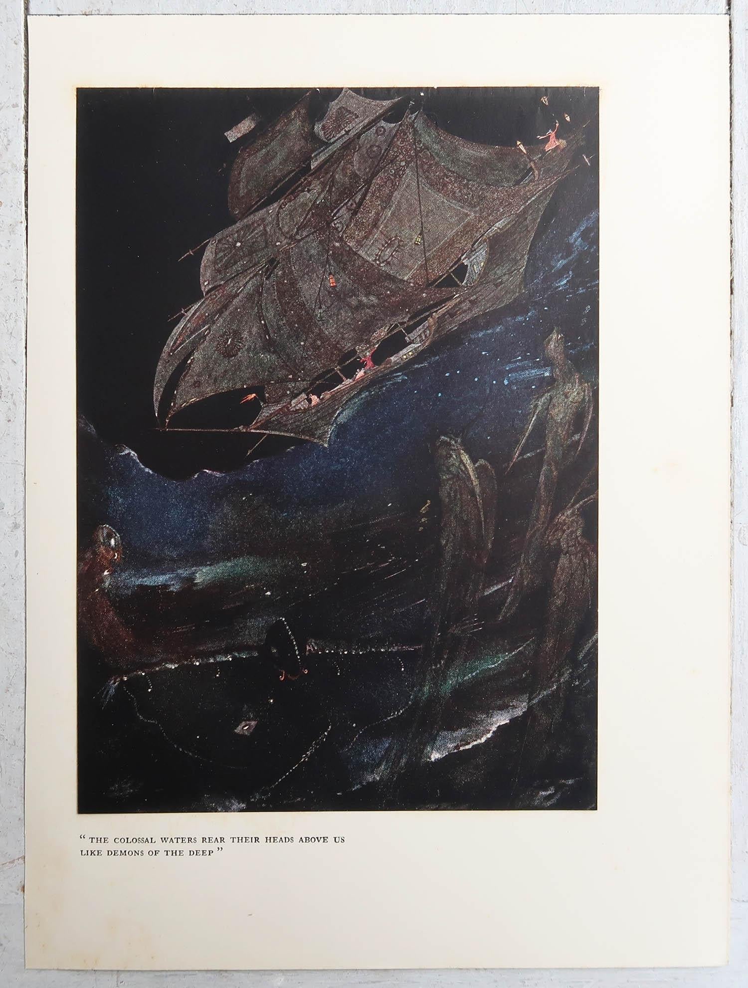 Art Nouveau Stampa originale d'epoca di Harry Clark da 