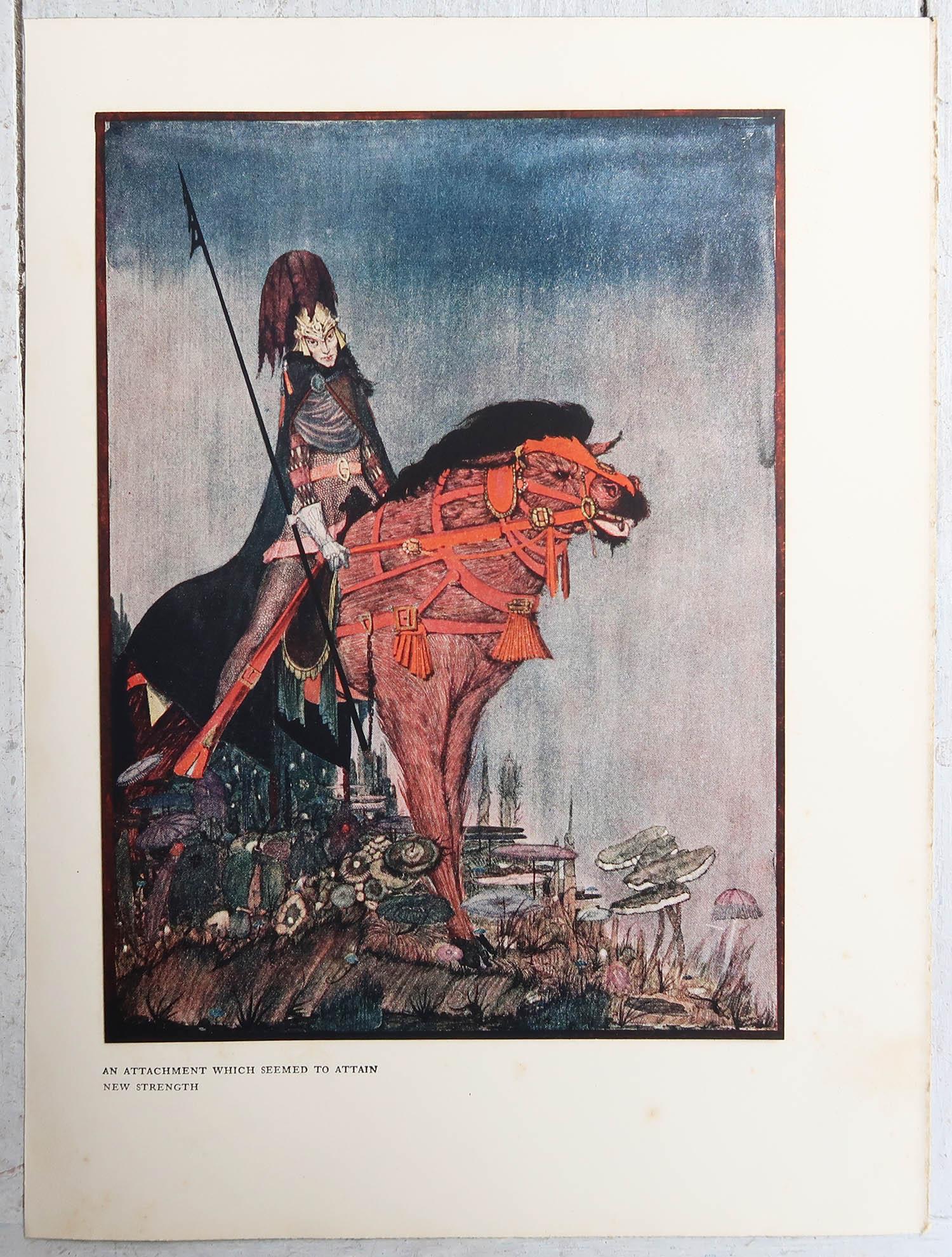Art Nouveau Stampa originale d'epoca di Harry Clark da 