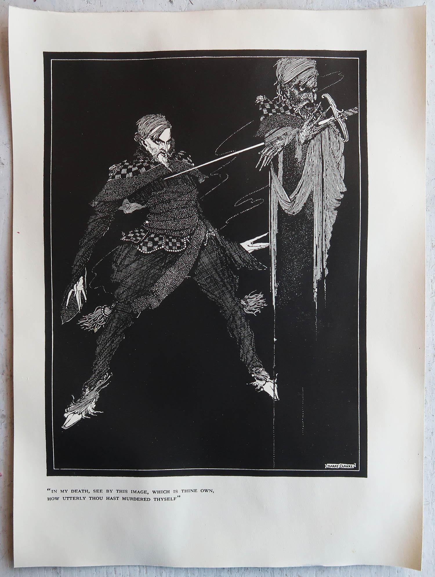 Art Déco Stampa originale d'epoca di Harry Clark da 