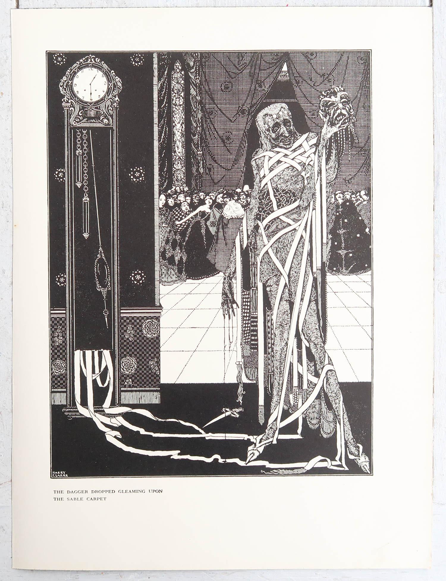 Art Déco Stampa originale d'epoca di Harry Clark da 