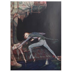 Original Vintage Print by Harry Clarke From Poe's "Mystery And Imagination" 1935