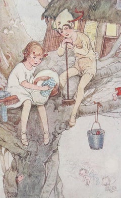Original Vintage Print by Mabel Lucie Attwell, C.1920
