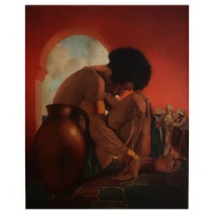 Original Antique Print by Maxfield Parrish, 1909