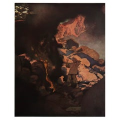 Original Antique Print by Maxfield Parrish, 1909