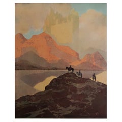 Original Antique Print by Maxfield Parrish, 1909
