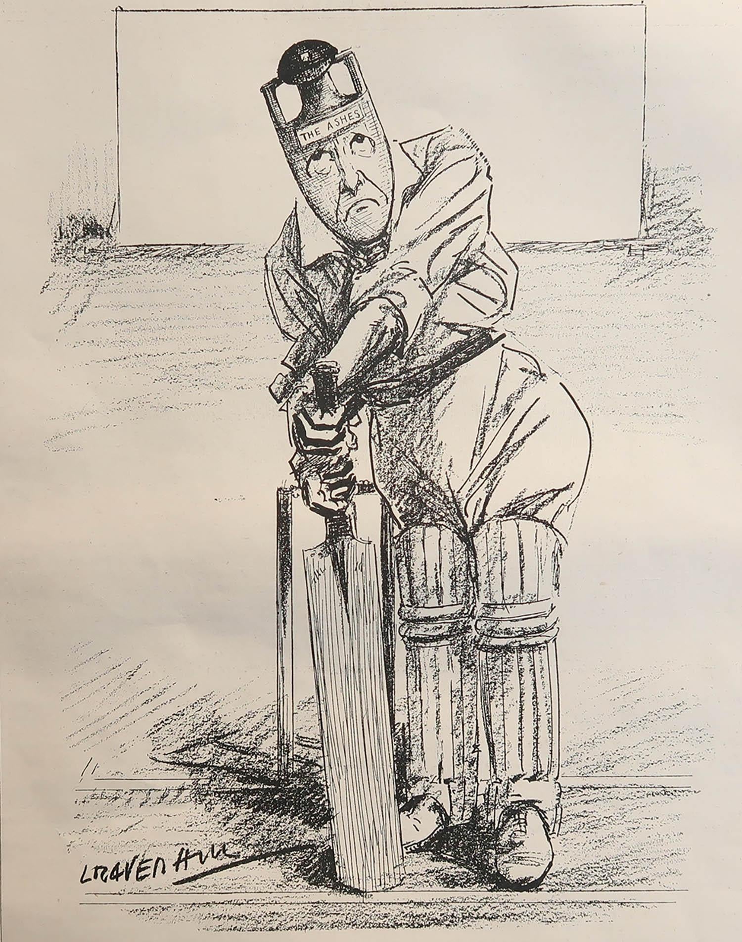 Super cricket image

Originally a plate from Punch or The London Charivari

Published 1934

The measurement given is the paper size



