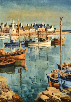 Original Vintage Railway Travel Poster Bretagne Brittany France SNCF Ceria Art