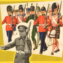 Original Vintage Recruitment Poster Infantry Boys Battalion Path To Leadership