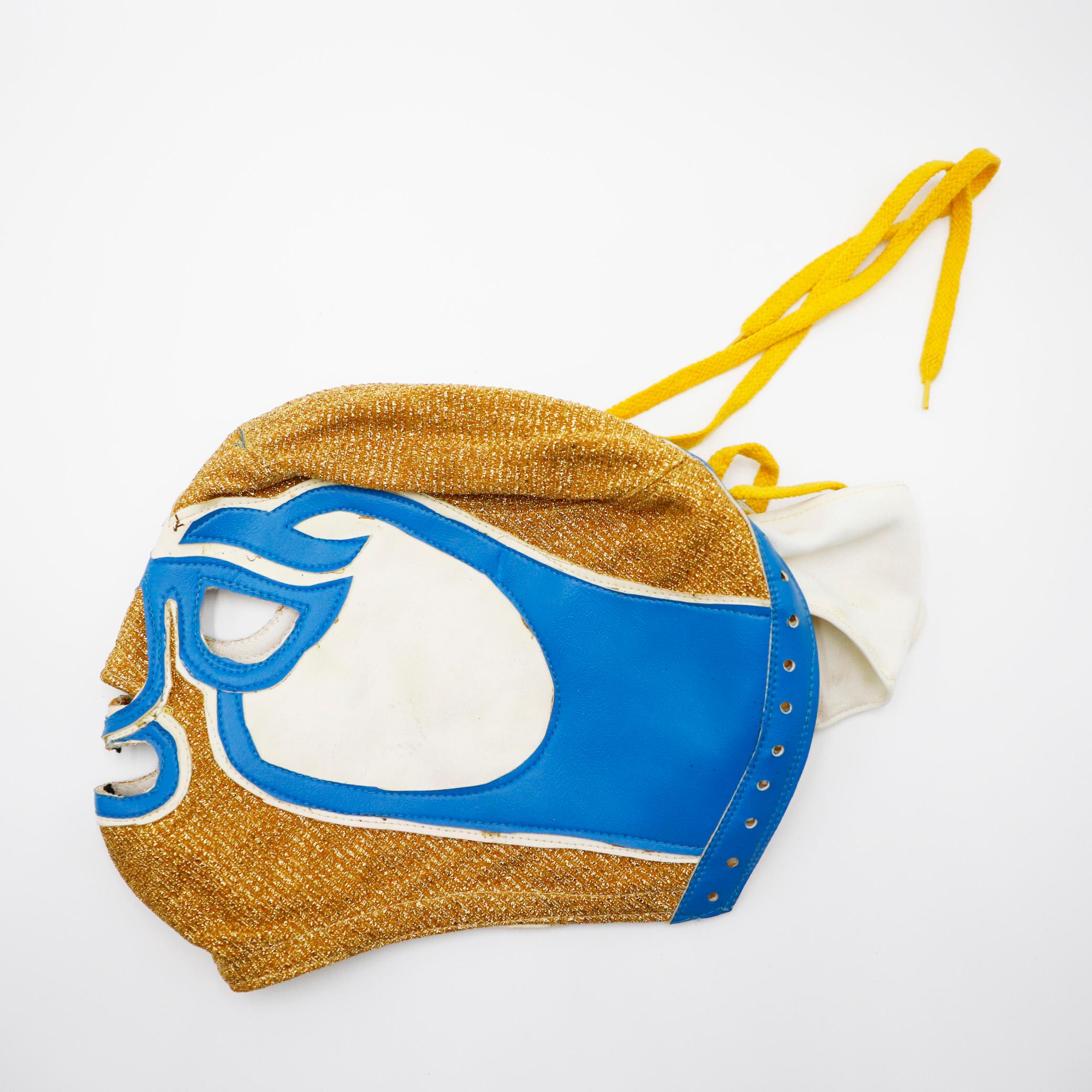 Folk Art Original Vintage Set of 20 Mexican Wrestling Masks For Sale
