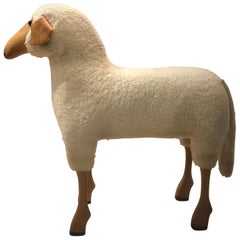 Tabouret vintage original en forme de mouton de Hanns Peter Krafft pour Meier:: 1970