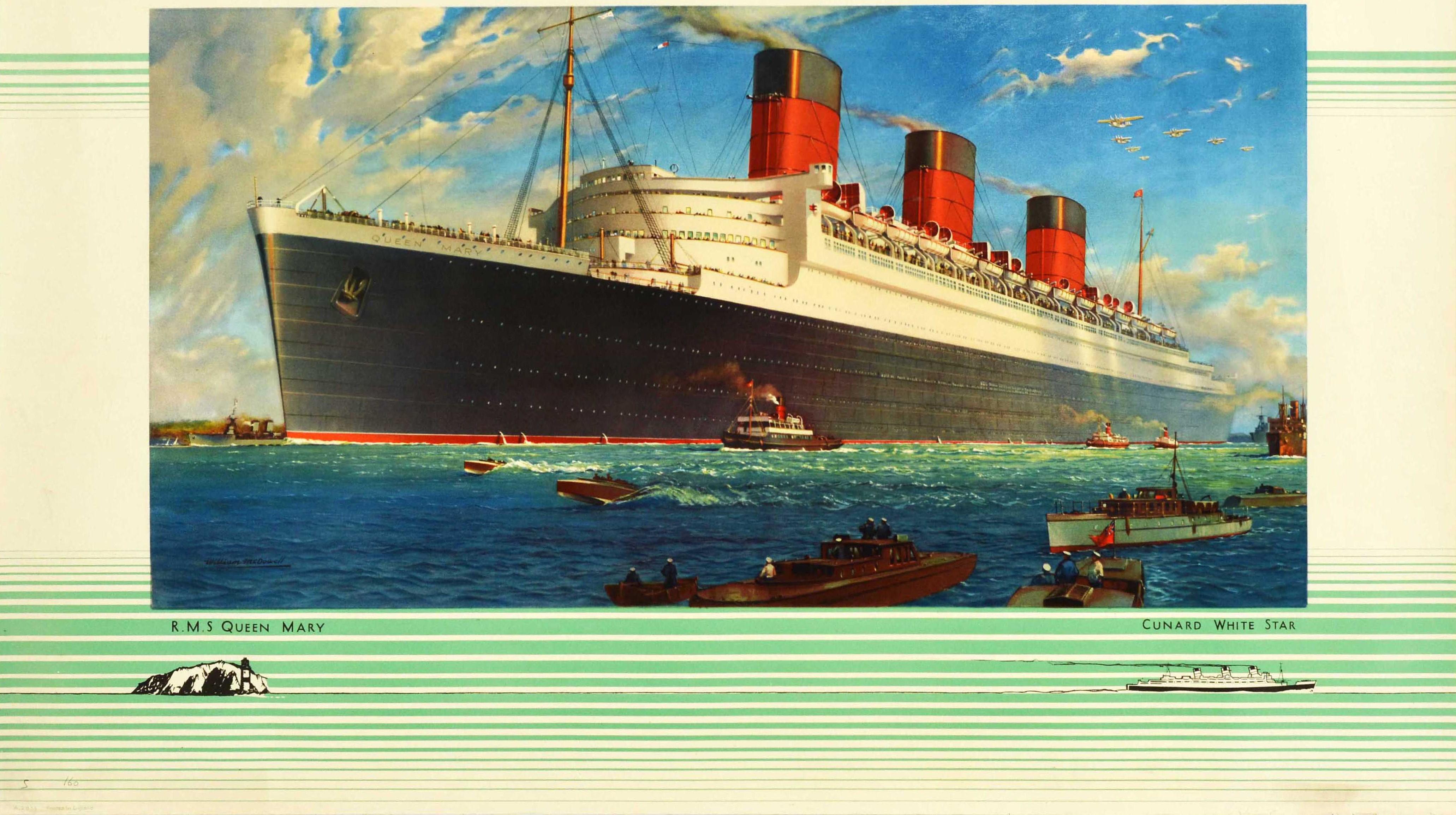 queen mary postcard