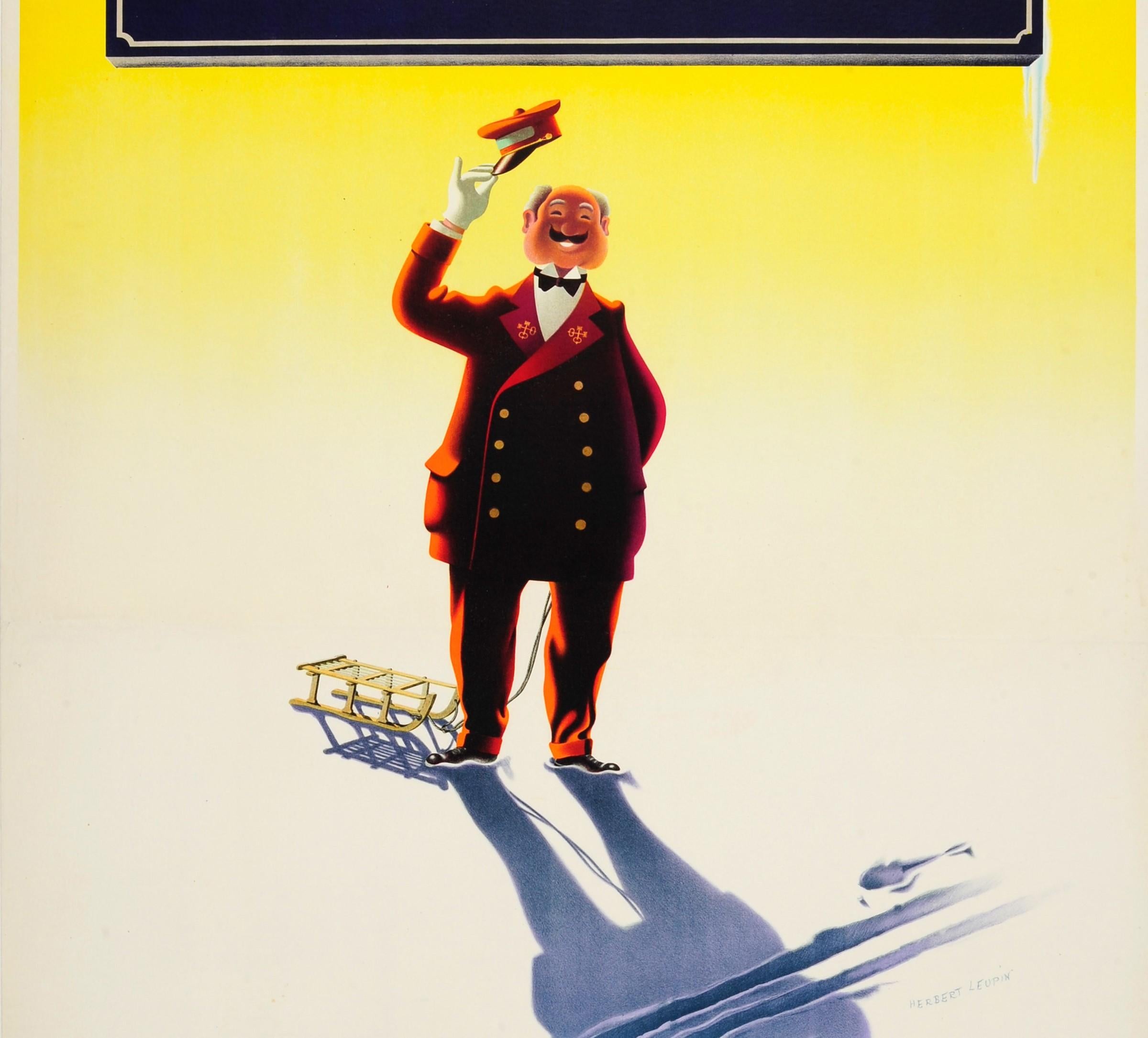 vintage poster leupin swiss