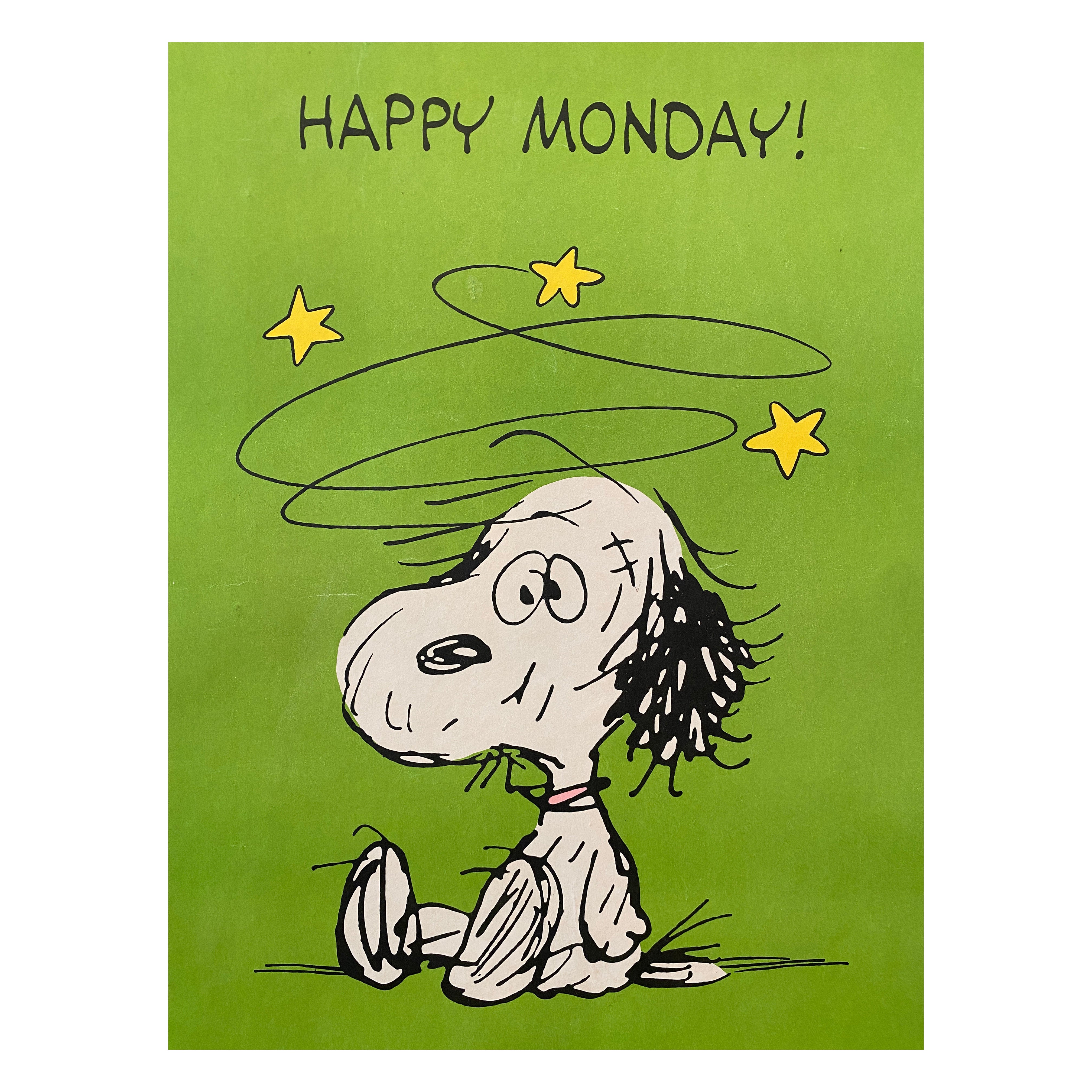 Vintage Snoopy Poster - 4 For Sale on 1stDibs | vintage snoopy