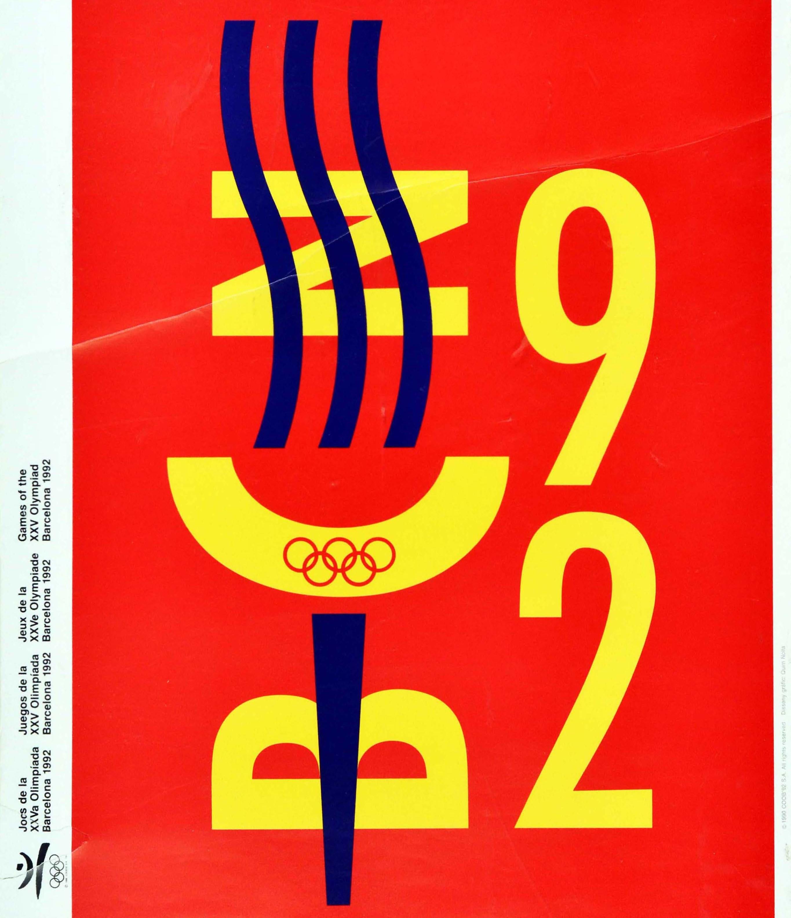 barcelona 92 poster