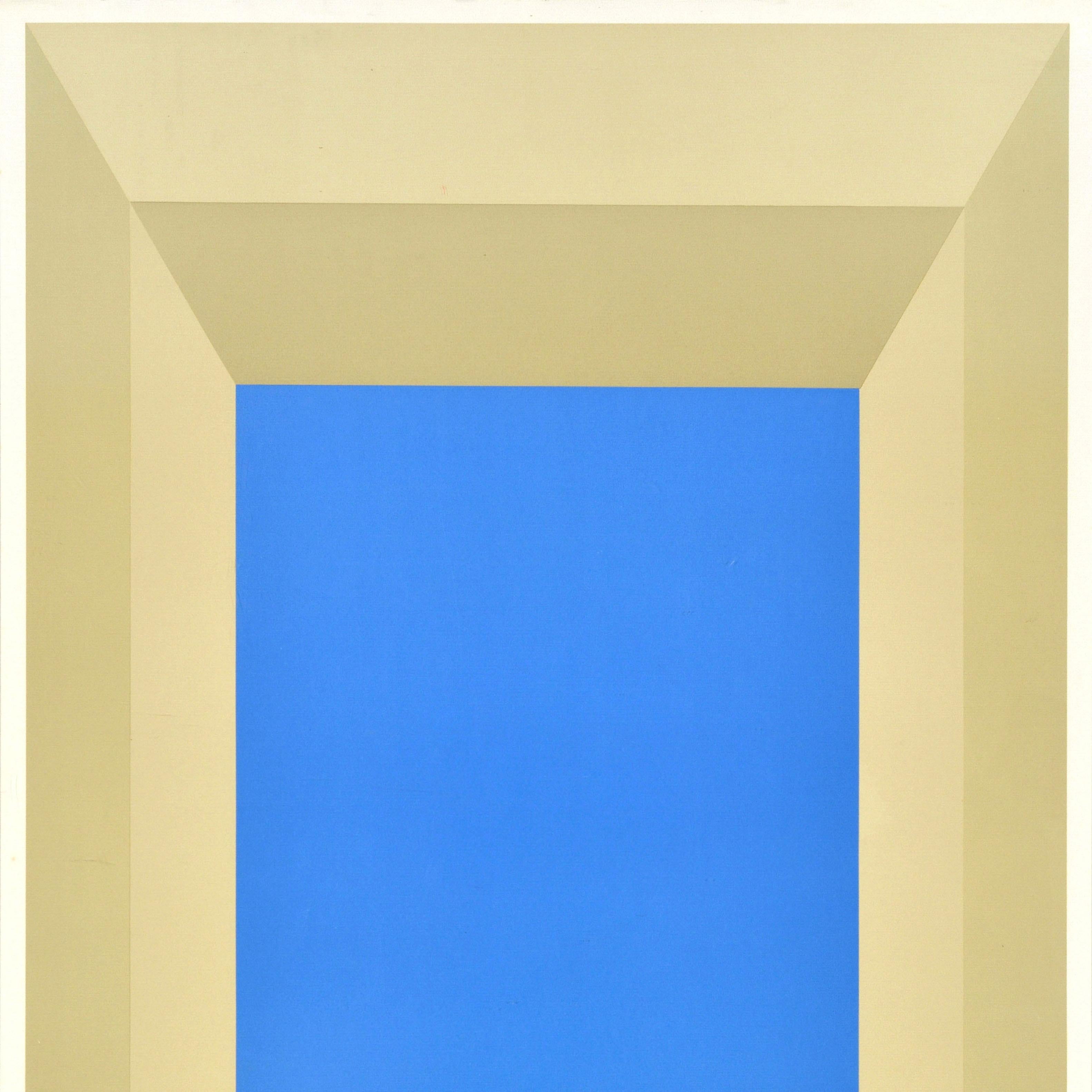 Allemand Affiche sportive originale des Jeux olympiques d'été de Munich de 1972 de Josef Albers, Allemagne